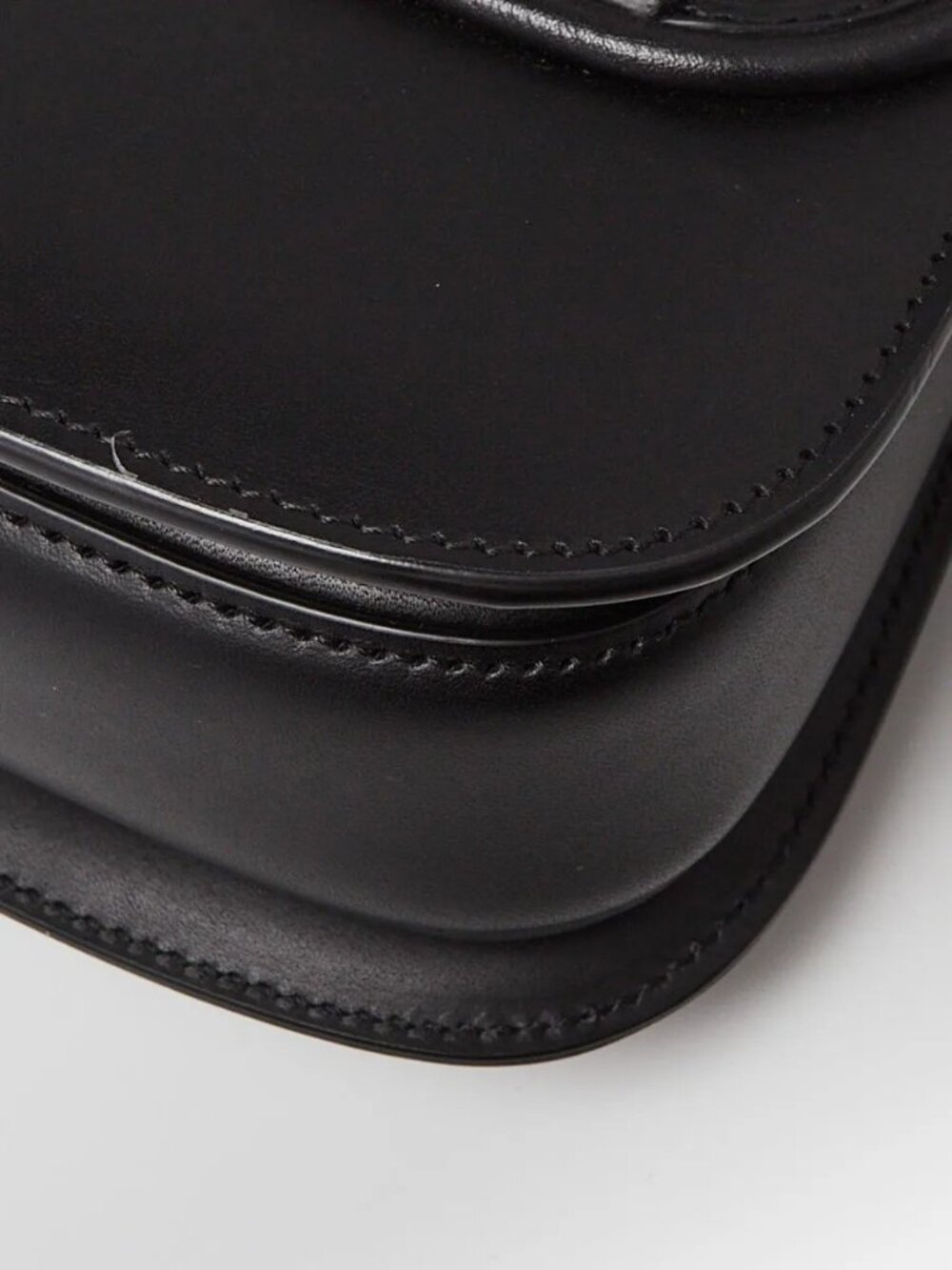 Gucci Black Smooth Leather Bamboo 1947 Mini Belt Bag - Picture 5 of 11